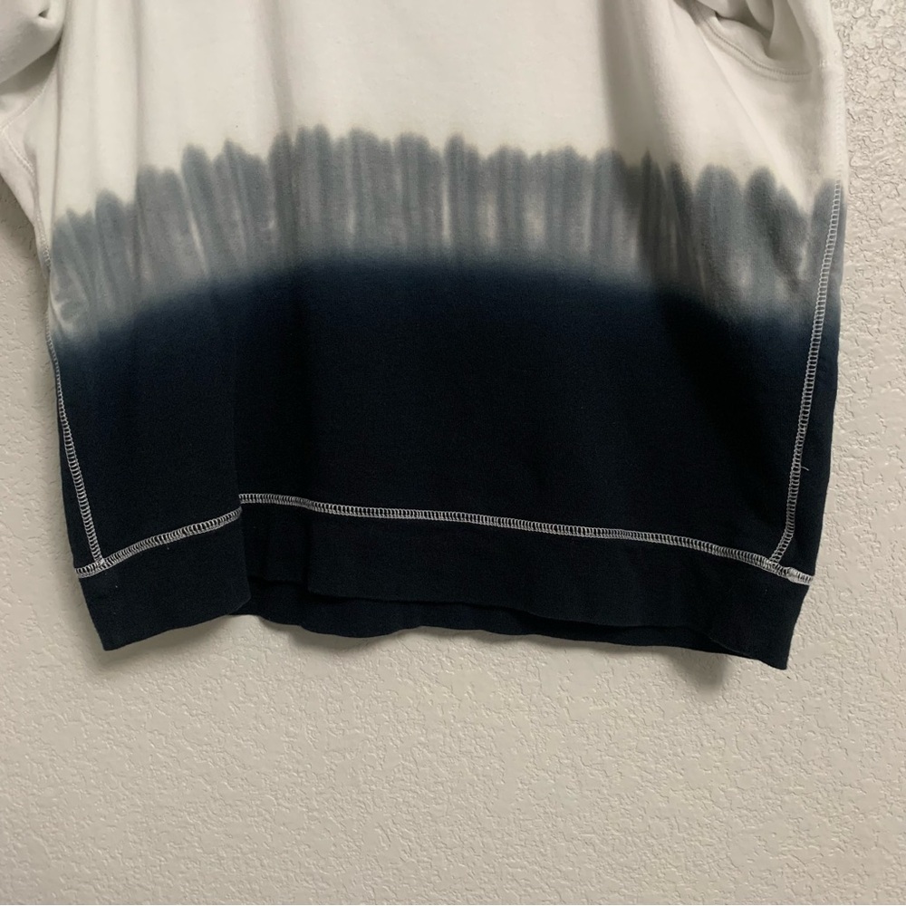 Rails Sweatshirt Womens L Theo Charcoal Dip Dye Tie Dye Ombre Boho Athleisure - Picture 9 of 15